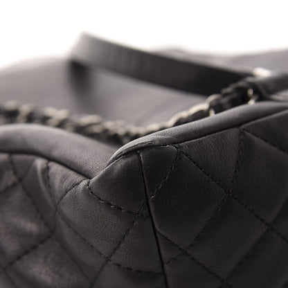 Chanel Lambskin Quilted Drawstring Backpack Black 8 of 16