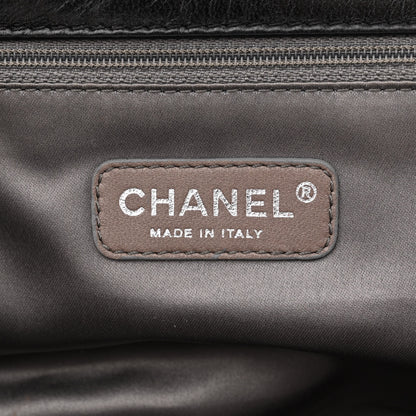 Chanel Lambskin East West Mademoiselle Flap Black 6 of 12