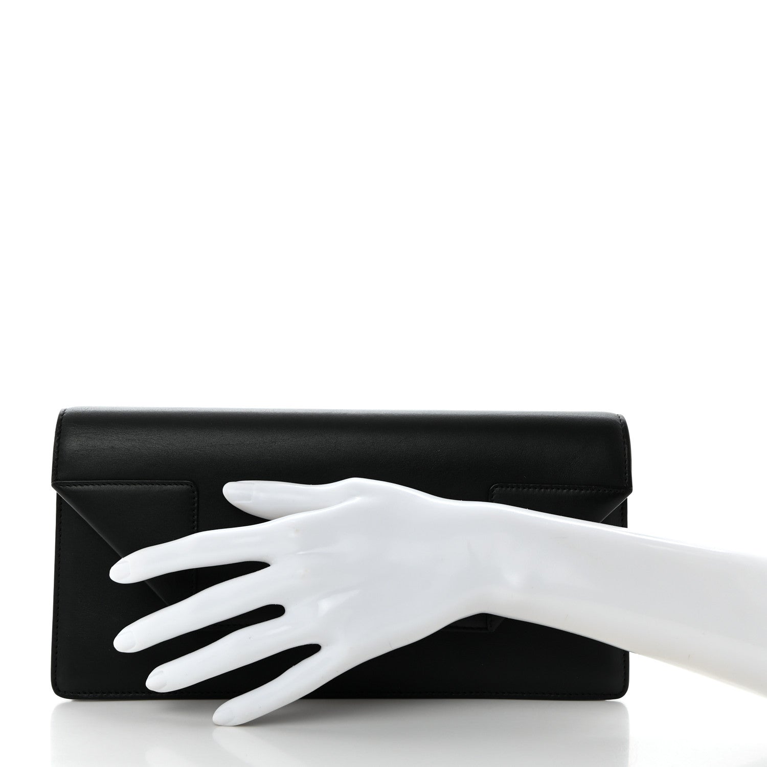 Saint Laurent Calfskin Classic Betty Clutch Black 2 of 9