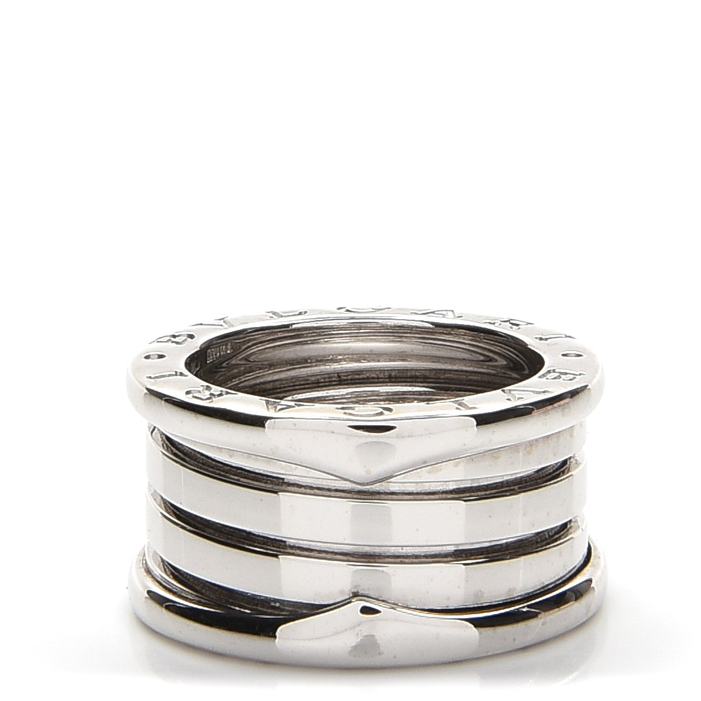18K White Gold B.Zero1 4 Band Ring 47 4.25