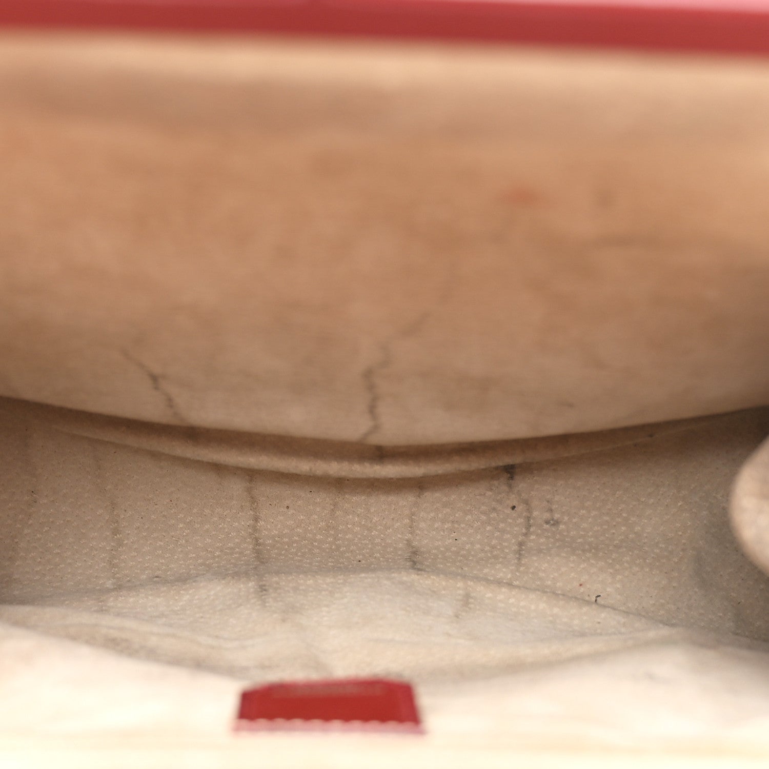 Burberry Haymarket Check Shoulder Bag Red 5 of 14