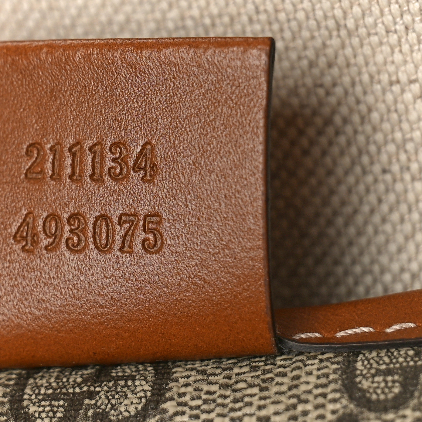 Gucci GG Plus Monogram Medium Signature Web Loop Tote Light Brown 7 of 9