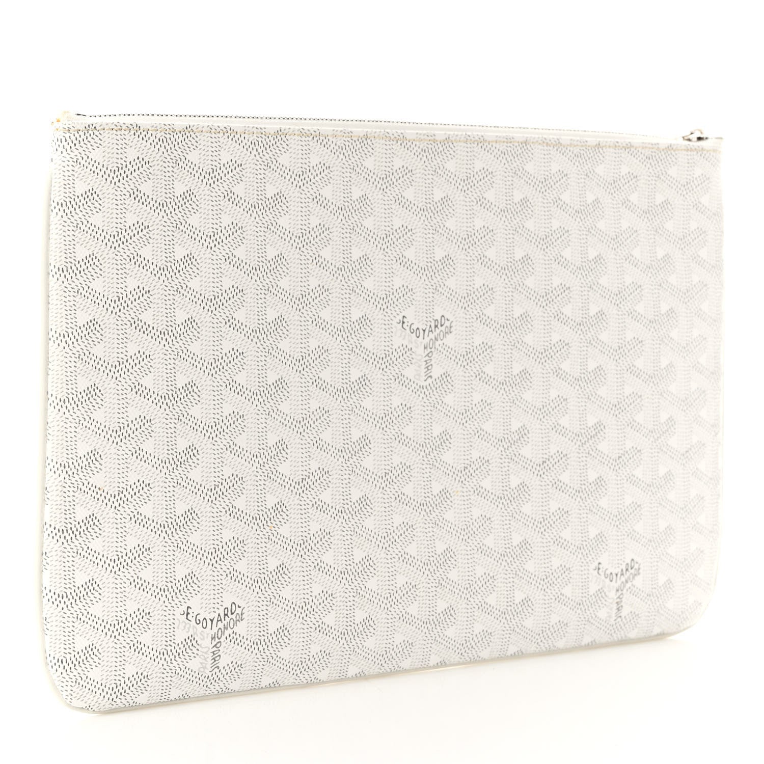 Goyard Goyardine Senat Pochette MM White 3 of 10
