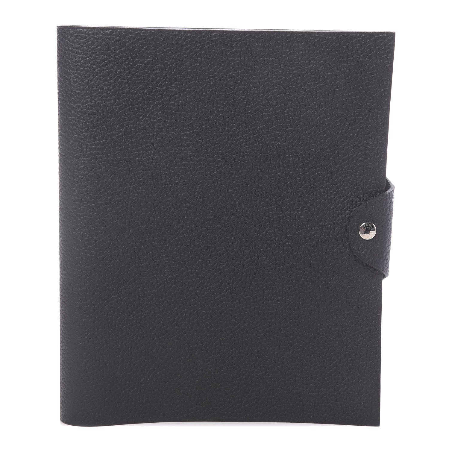Hermes Togo Ulysse MM Notebook Cover Black 1 of 8
