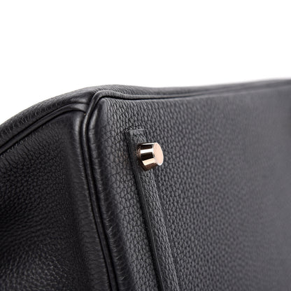 Hermes Togo Birkin 30 Black 7 of 32