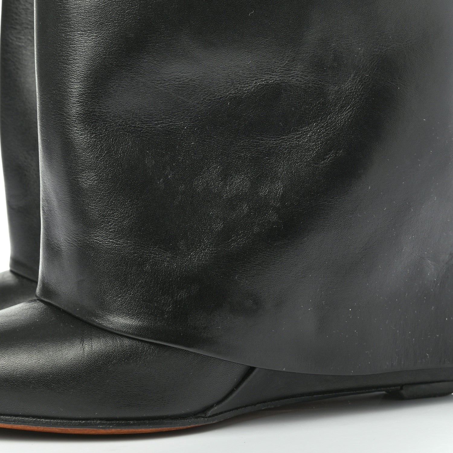 Givenchy Calfskin Newton Over The Knee Boots 36.5 Black 5 of 9