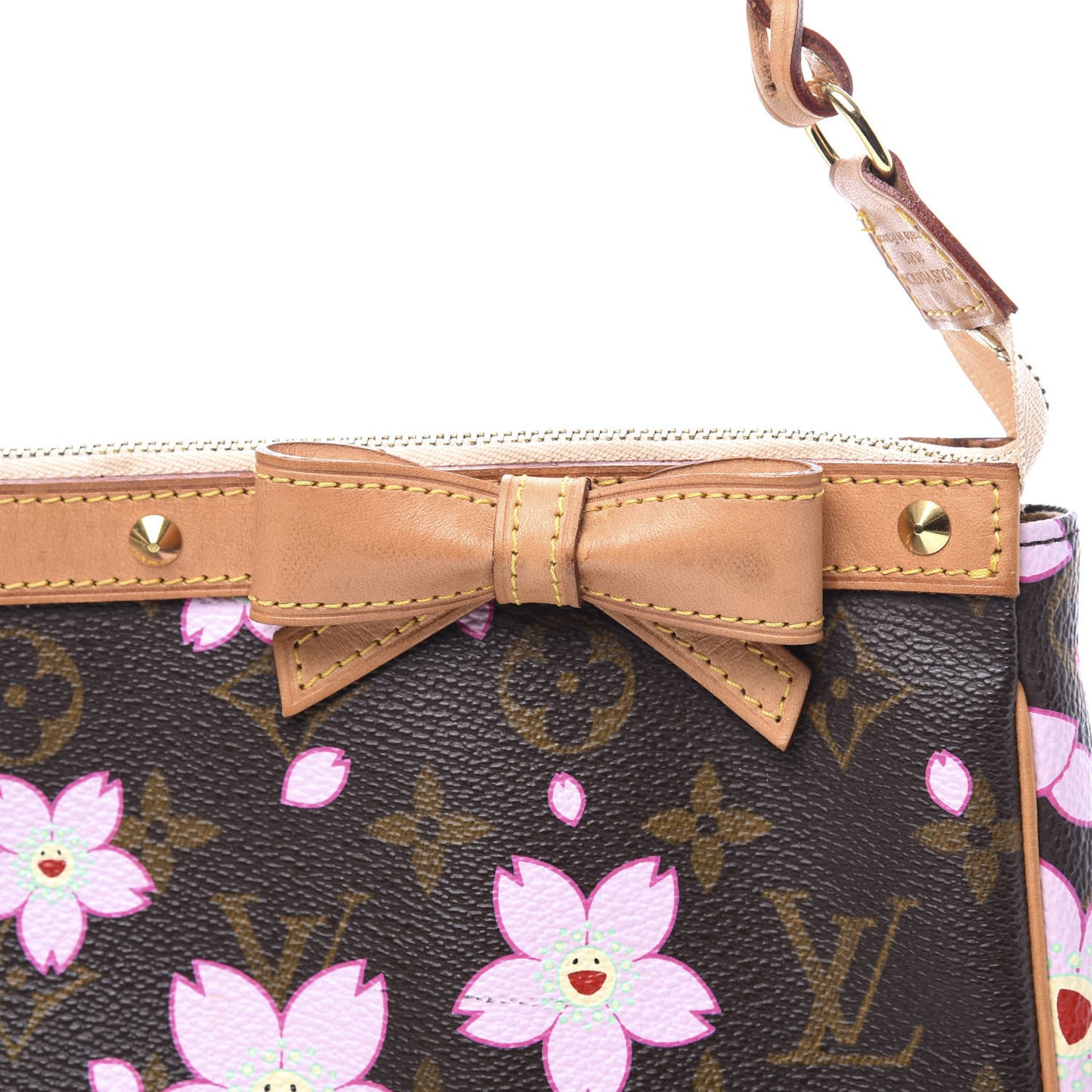 Monogram Cherry Blossom Pochette Accessories Brown