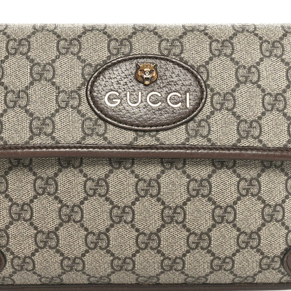 Gucci GG Supreme Monogram Neo Vintage Web Belt Bag Brown 8 of 10