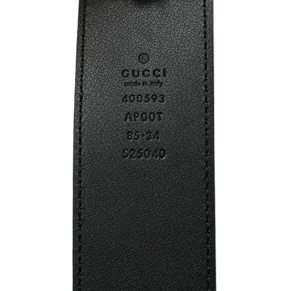 Gucci Calfskin Double G 40mm Belt 85 34 Black 5 of 5