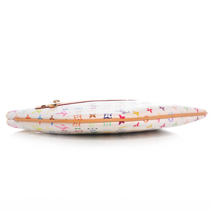 Louis Vuitton Monogram Multicolor Pochette Plate GM White 4 of 8