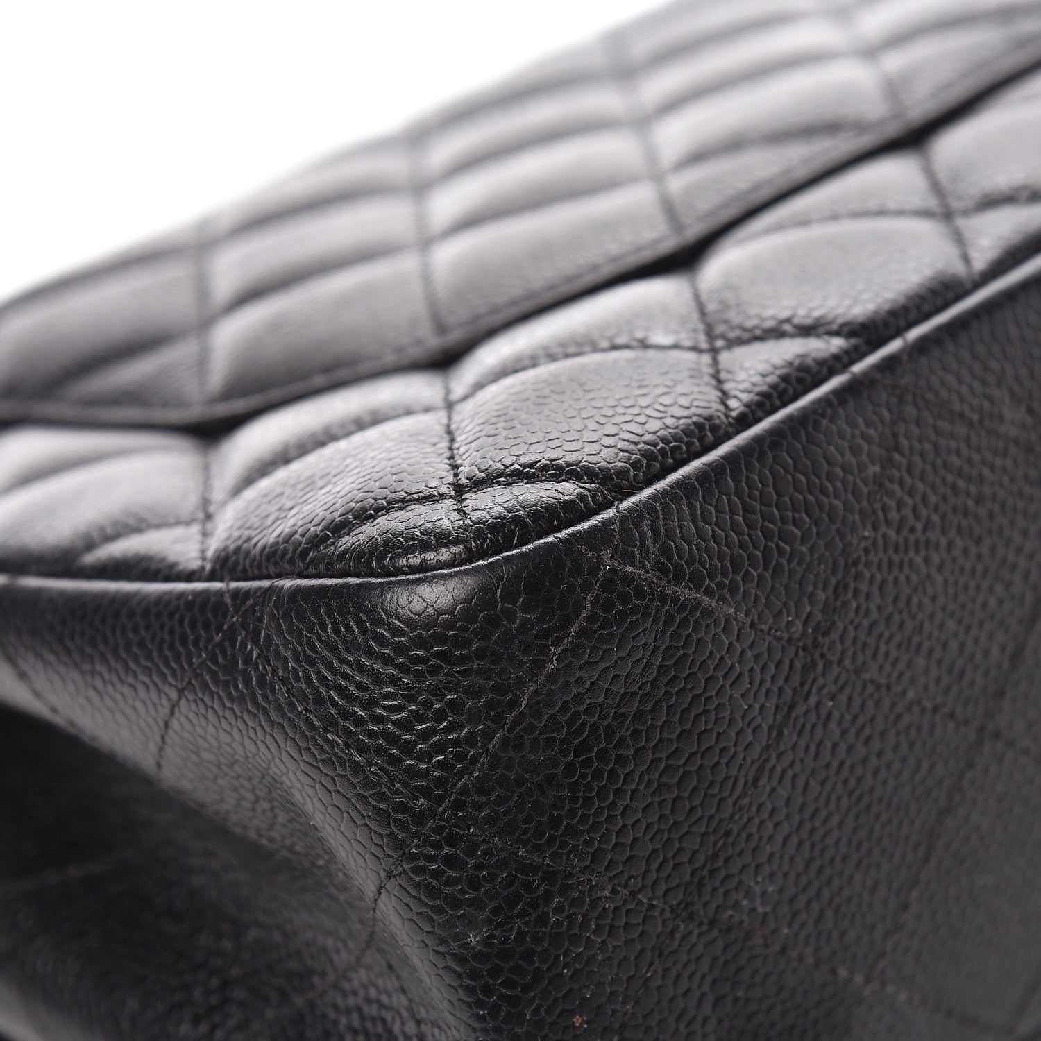 Chanel Caviar Quilted Jumbo Double Flap Black 10 of 24