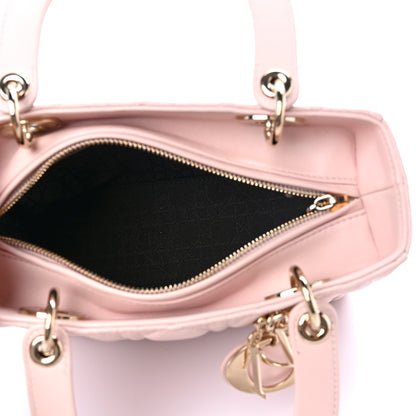 Christian Dior Lambskin Cannage Medium Lady Dior Light Pink 5 of 12