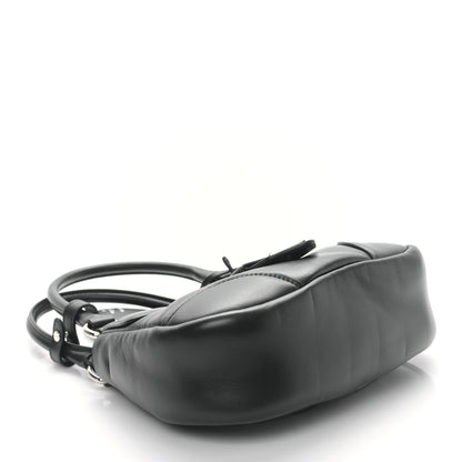 Prada Nappa Soft Padded Re-Edition 2002 Moon Bag Black 4 of 8