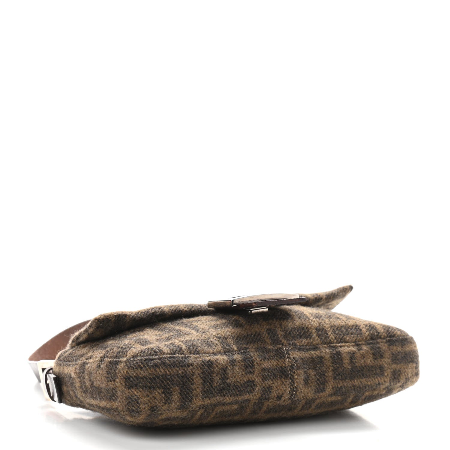Fendi Wool Zucca Baguette Tobacco 4 of 9
