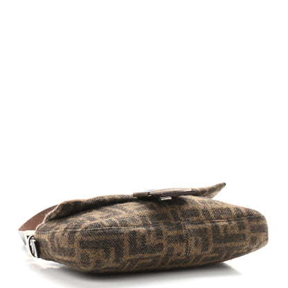 Fendi Wool Zucca Baguette Tobacco 4 of 9