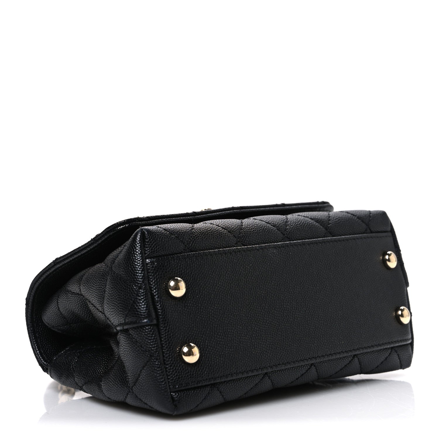 Chanel Caviar Quilted Extra Mini Coco Handle Flap Black 4 of 10