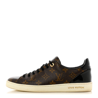 Louis Vuitton Patent Monogram Frontrow Sneakers 39 1 of 10