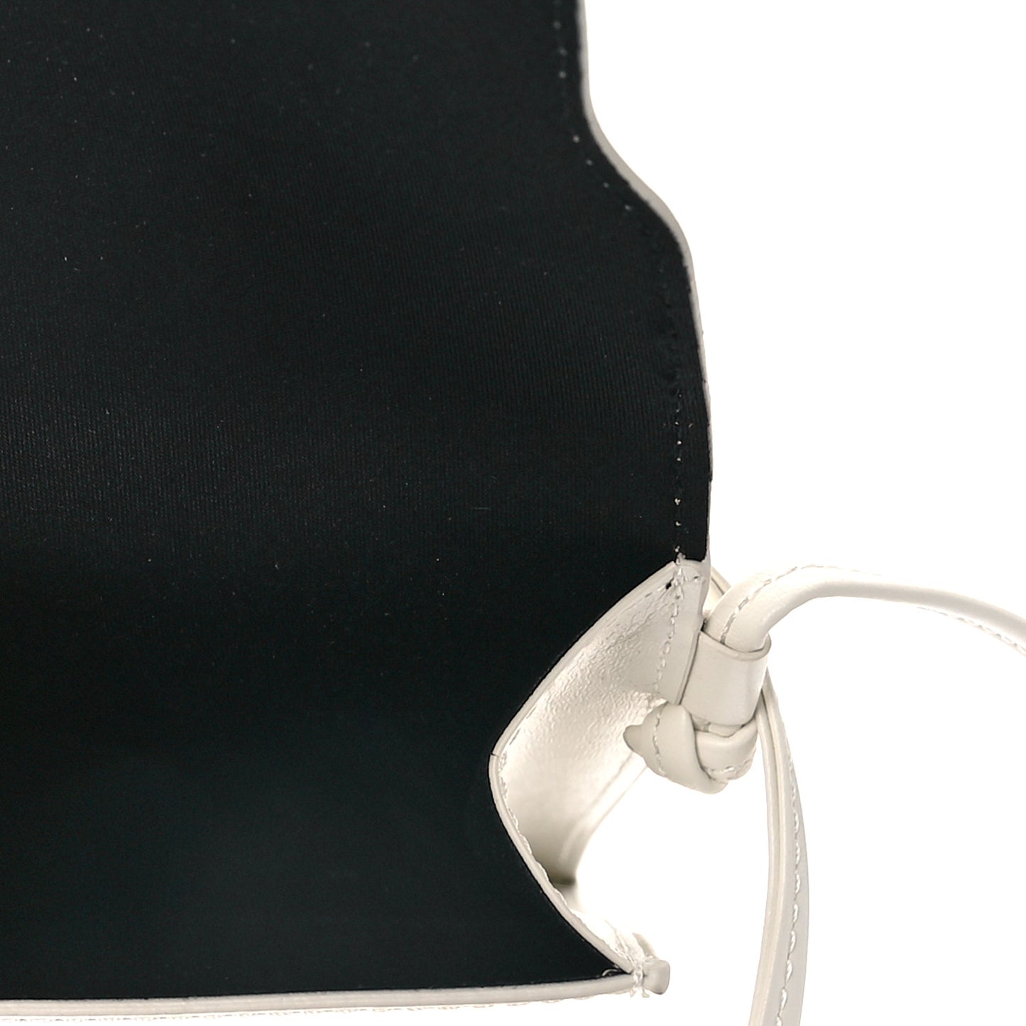 Smooth Calfskin Sunglasses Pouch White