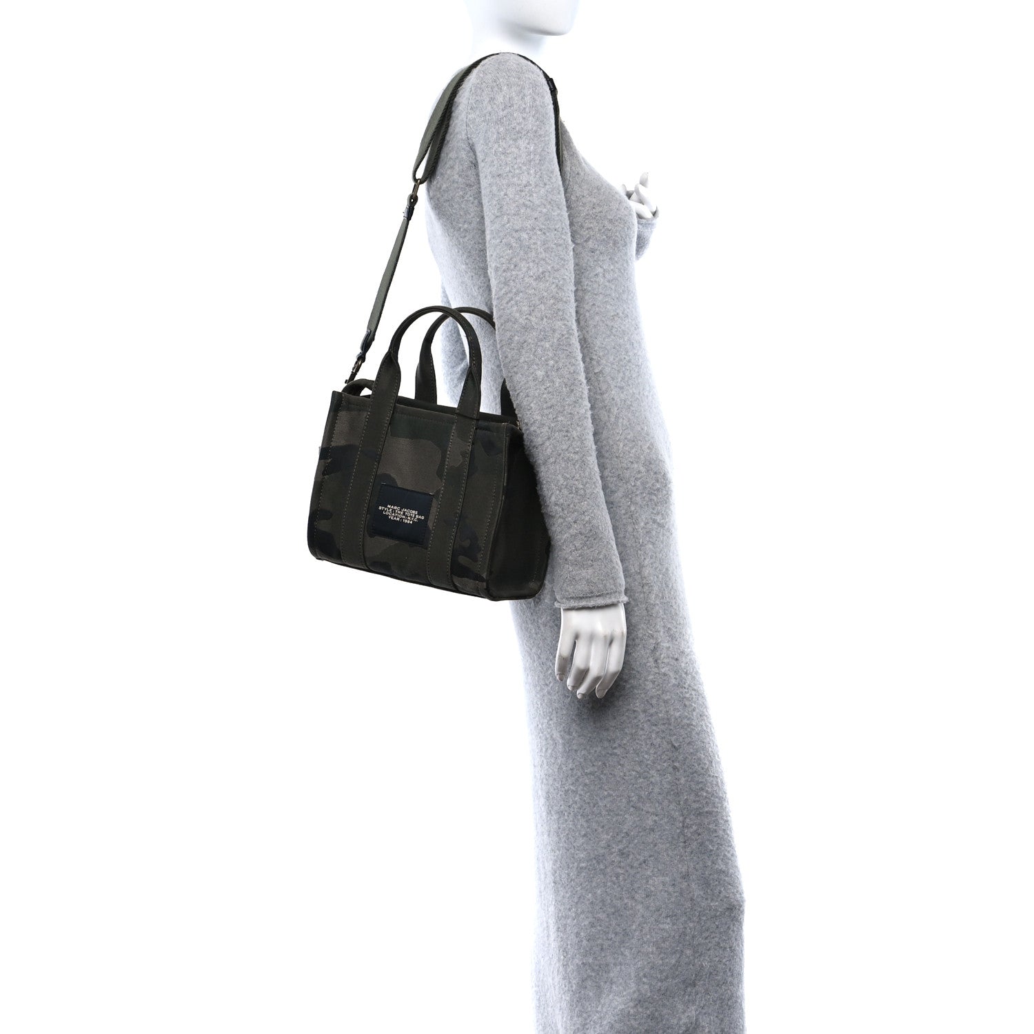 Marc Jacobs Canvas Camouflage Small The Tote Bag Khaki 2 of 10