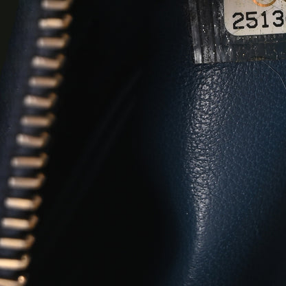 Chanel Snakeskin Small Gabrielle Hobo Blue 7 of 10
