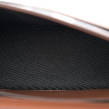 Burberry Calfskin Giant Check E-Canvas Note Crossbody Bag Dark Birch Brown 5 of 13