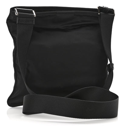 Prada Nylon Vela Flat Messenger Bag Black 3 of 8