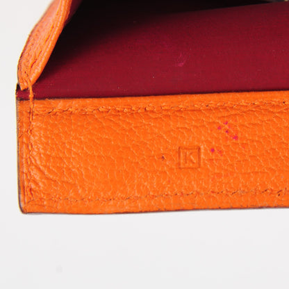 Hermes Chevre Mysore Karo GM Orange 8 of 10