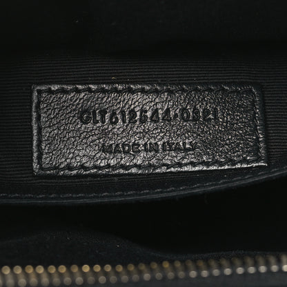 Saint Laurent Calfskin Matelasse Monogram Lou Camera Bag Black 7 of 10