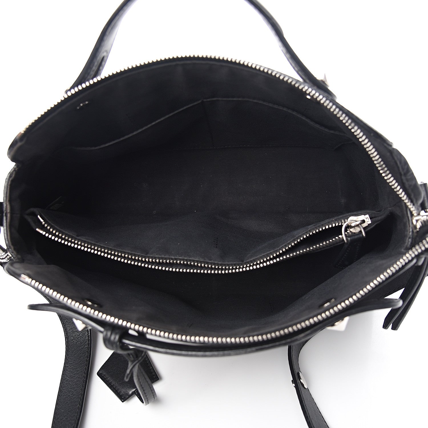Fendi Vitello Dolce Medium By The Way Boston Bag Black 4 of 9