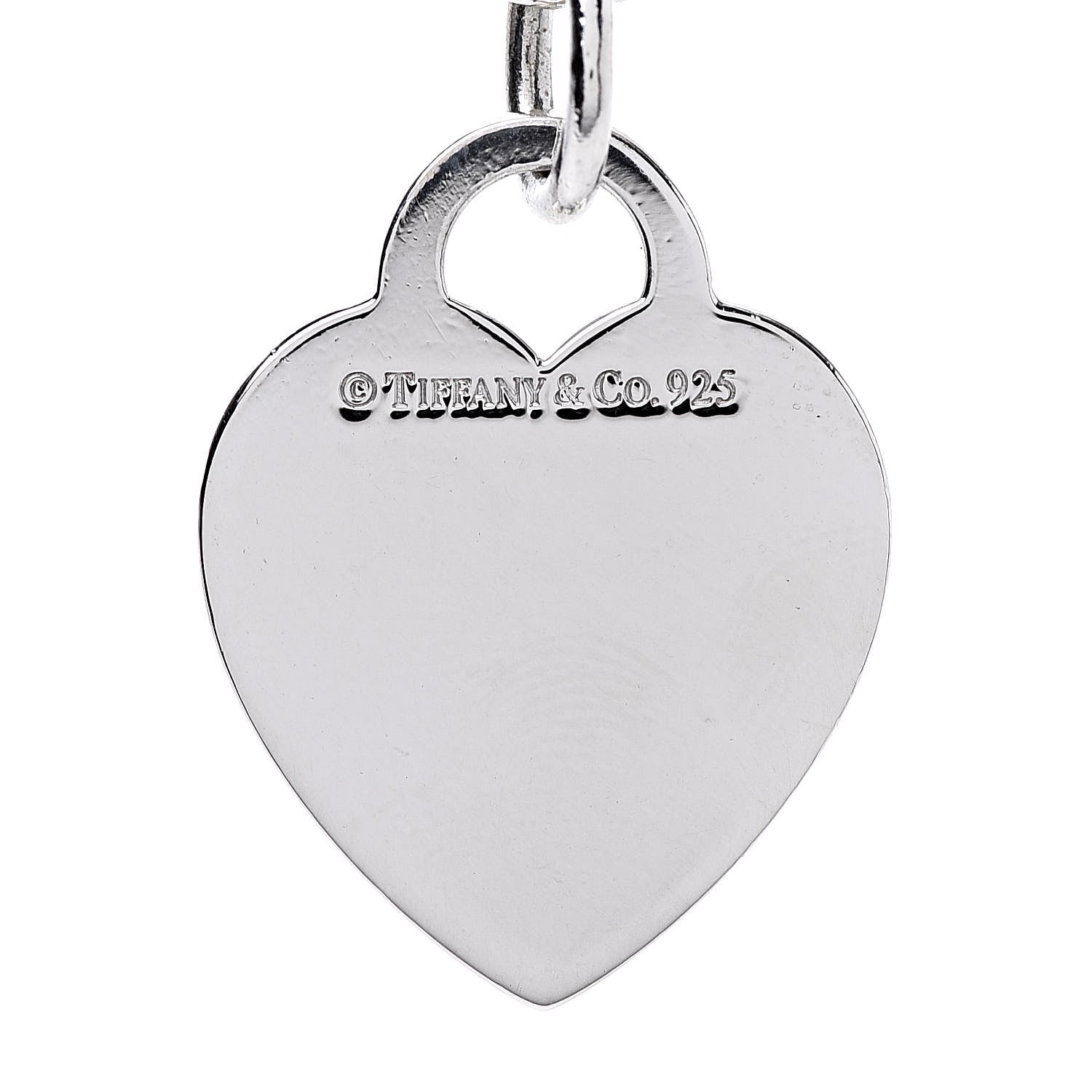 Tiffany Sterling Silver Heart Tag Necklace 5 of 6