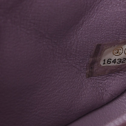 Chanel Lambskin Quilted Mini Square Flap Light Purple 9 of 11