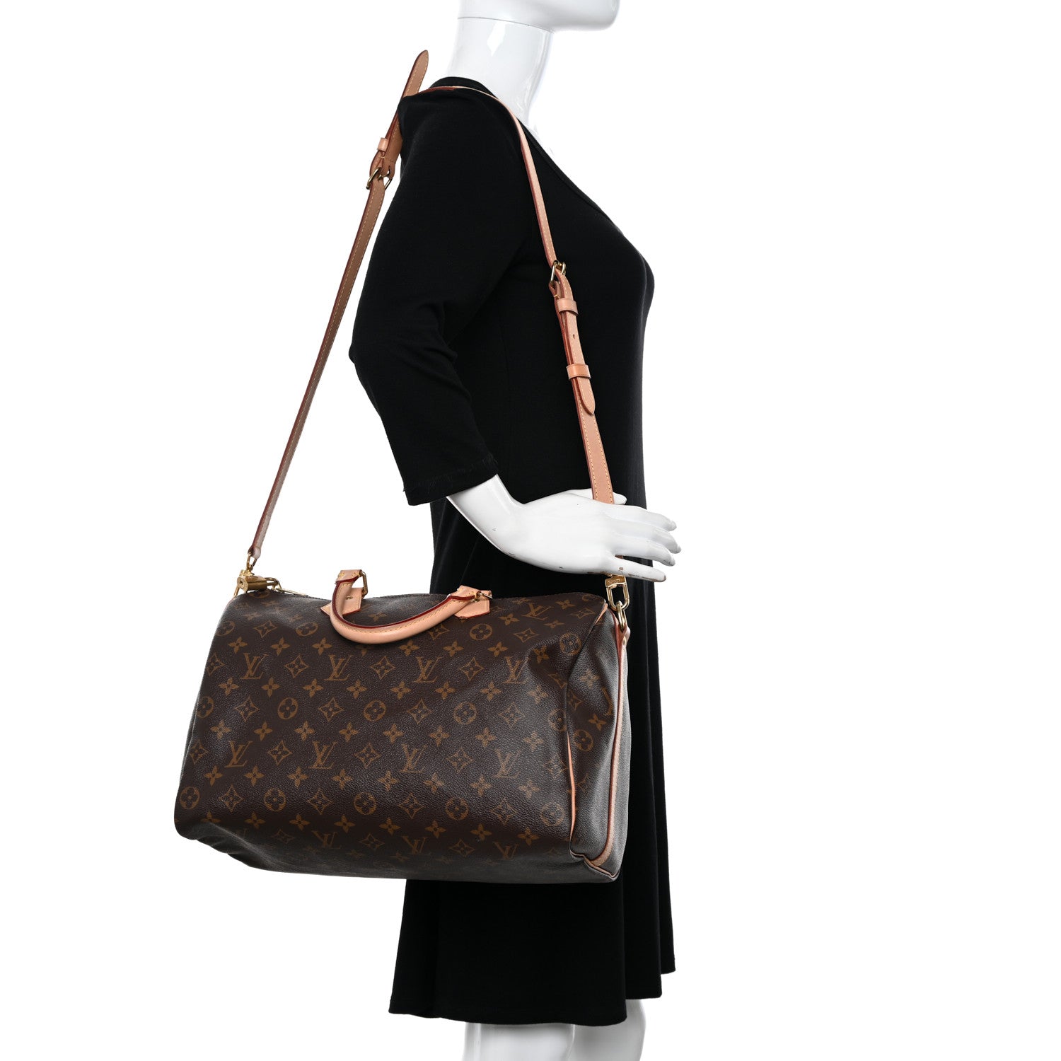 Louis Vuitton Monogram Speedy Bandouliere 35 2 of 12