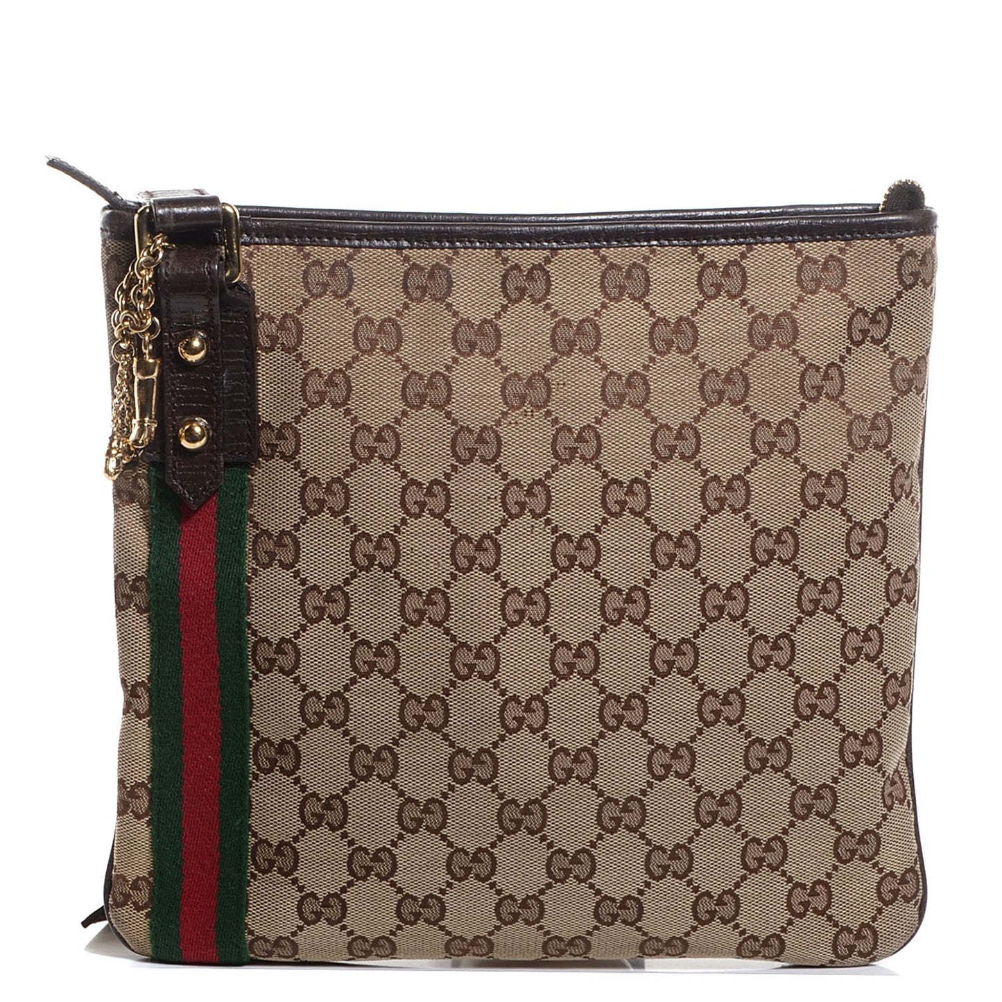 Monogram Web Jolicoeur Charms Messenger Dark Brown