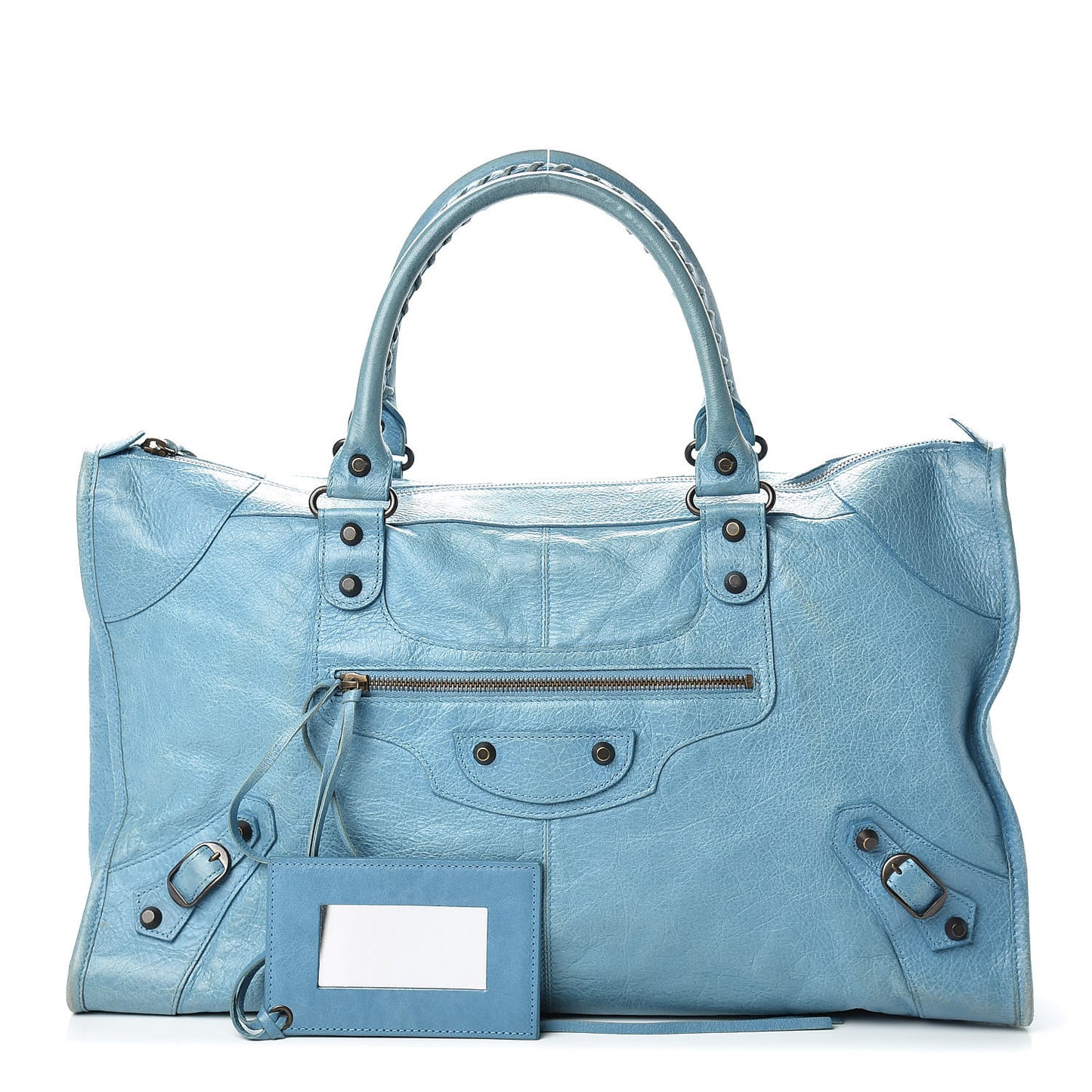 Agneau Classic Hardware Work Bleu Indigo