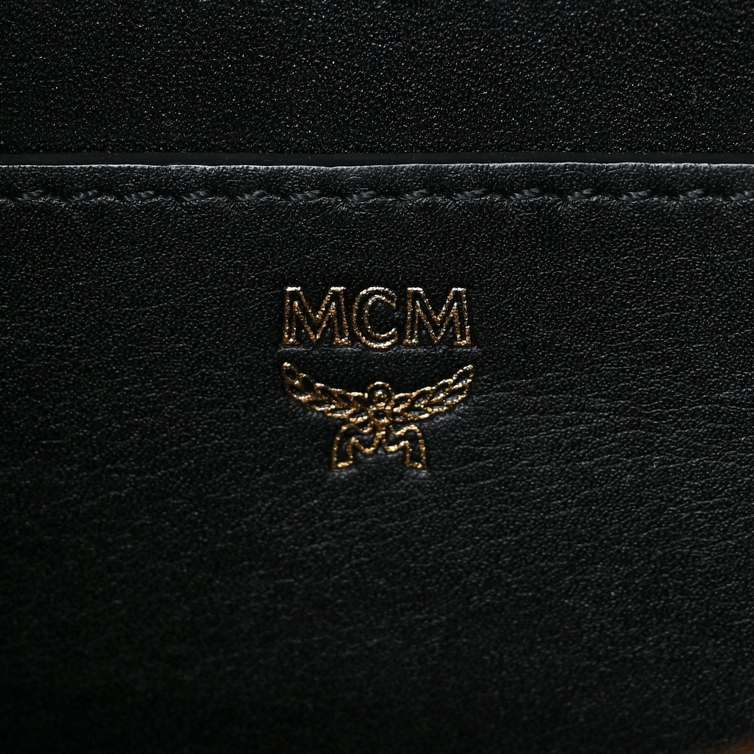 MCM Visetos Side Stud X-Mini Stark Bebe Boo Backpack Cognac 6 of 10