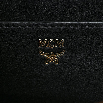 MCM Visetos Side Stud X-Mini Stark Bebe Boo Backpack Cognac 6 of 10