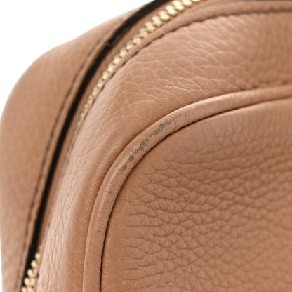 Gucci Pebbled Calfskin Small Soho Disco Bag Camelia 11 of 12