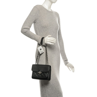 Chanel Caviar Quilted CC Box Flap Black 2 of 9