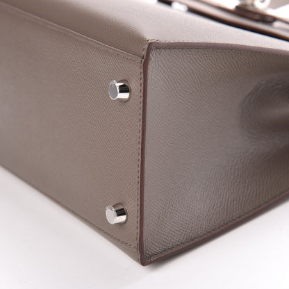 Hermes Epsom Kelly Sellier 28 Etain 10 of 11