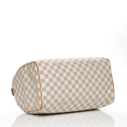 Louis Vuitton Damier Azur Speedy 35 4 of 9