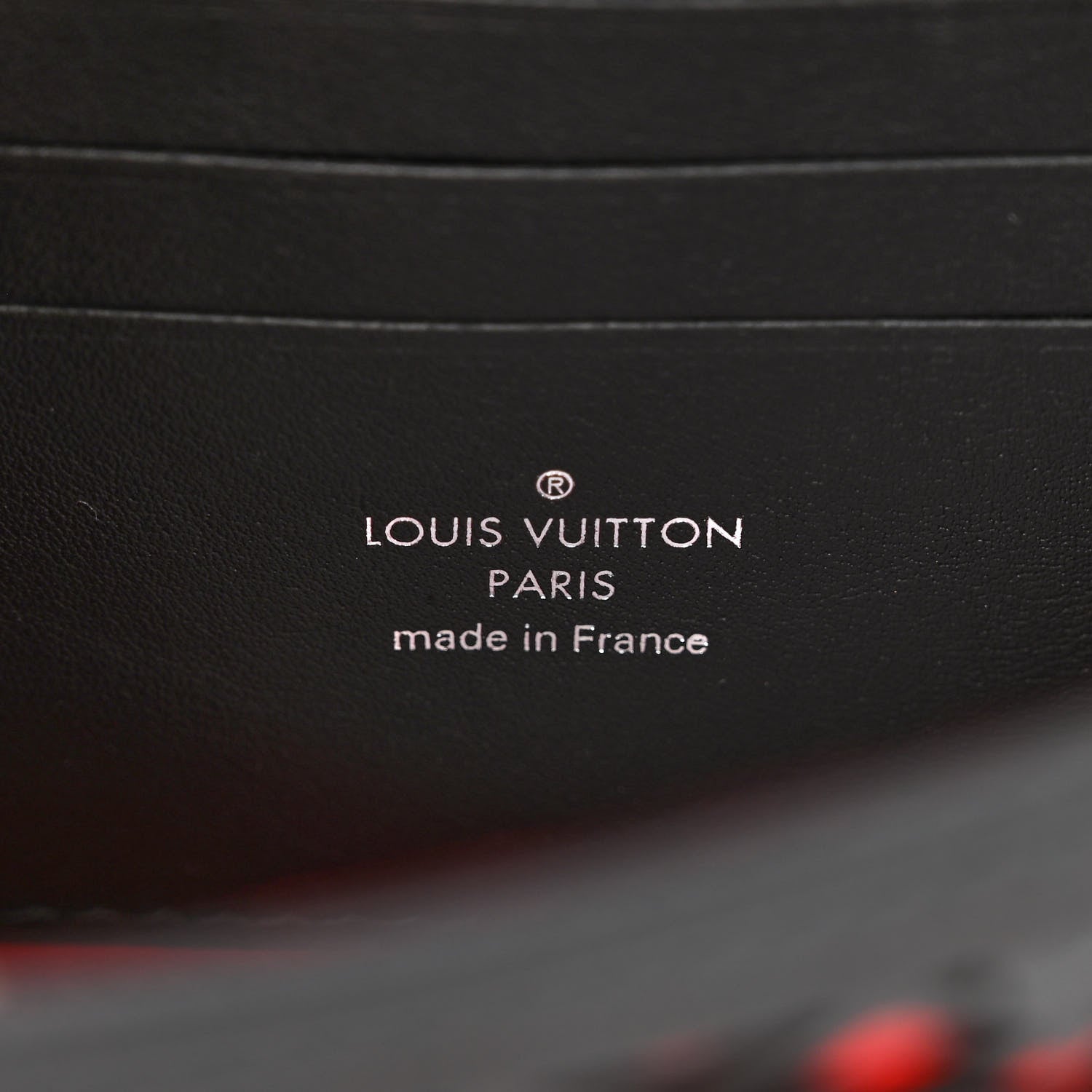 Louis Vuitton Patent Calfskin Laced Monogram Dauphine Chain Wallet Black 6 of 9