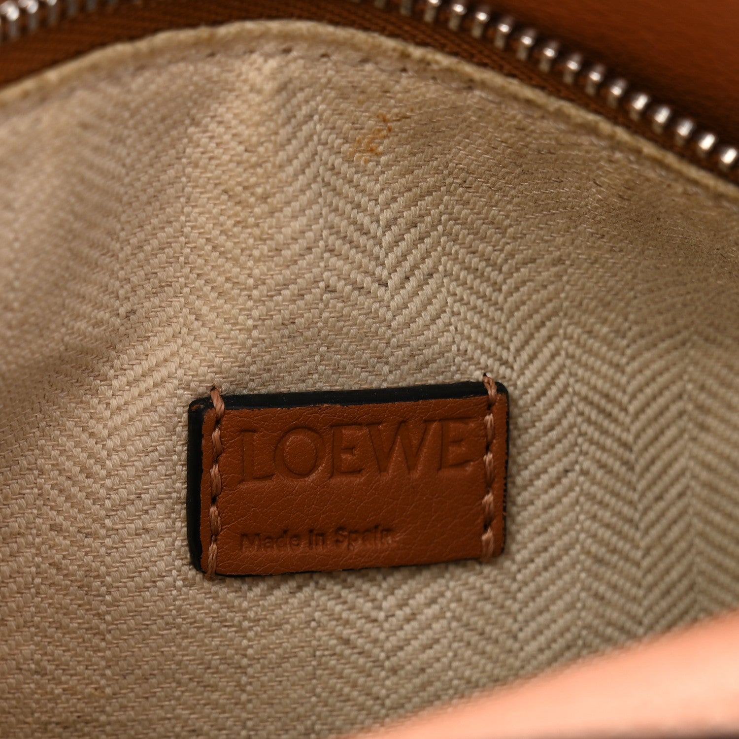 Loewe Calfskin Mini Puzzle Bag Tan 6 of 13