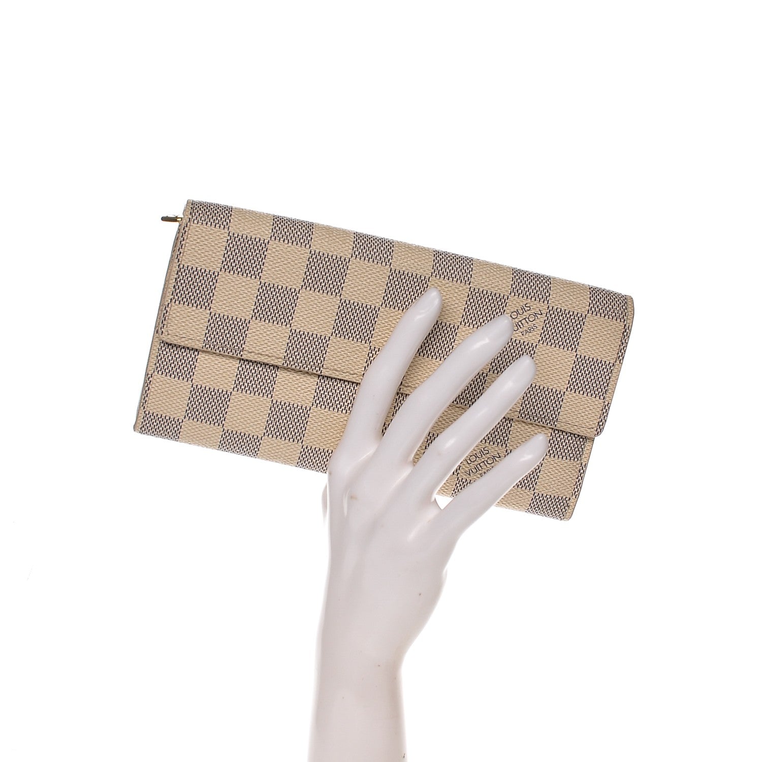 Louis Vuitton Damier Azur Sarah Wallet 2 of 7