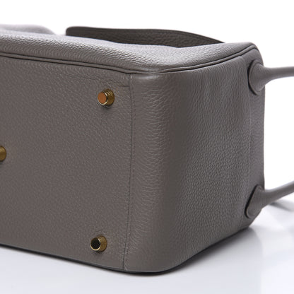 Hermes Taurillon Clemence Lindy 30 Etain 9 of 11