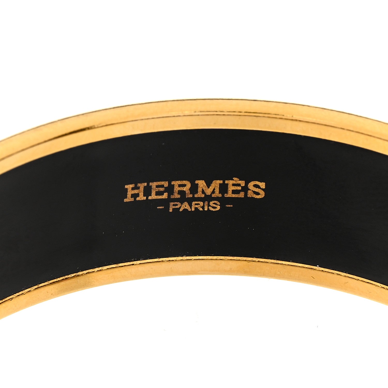 Hermes Enamel Printed Wide Brides De Gala Tattoo Bracelet 62 Cuivre 5 of 6
