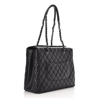 Chanel Caviar Quilted City Shopping Tote Black 3 of 8