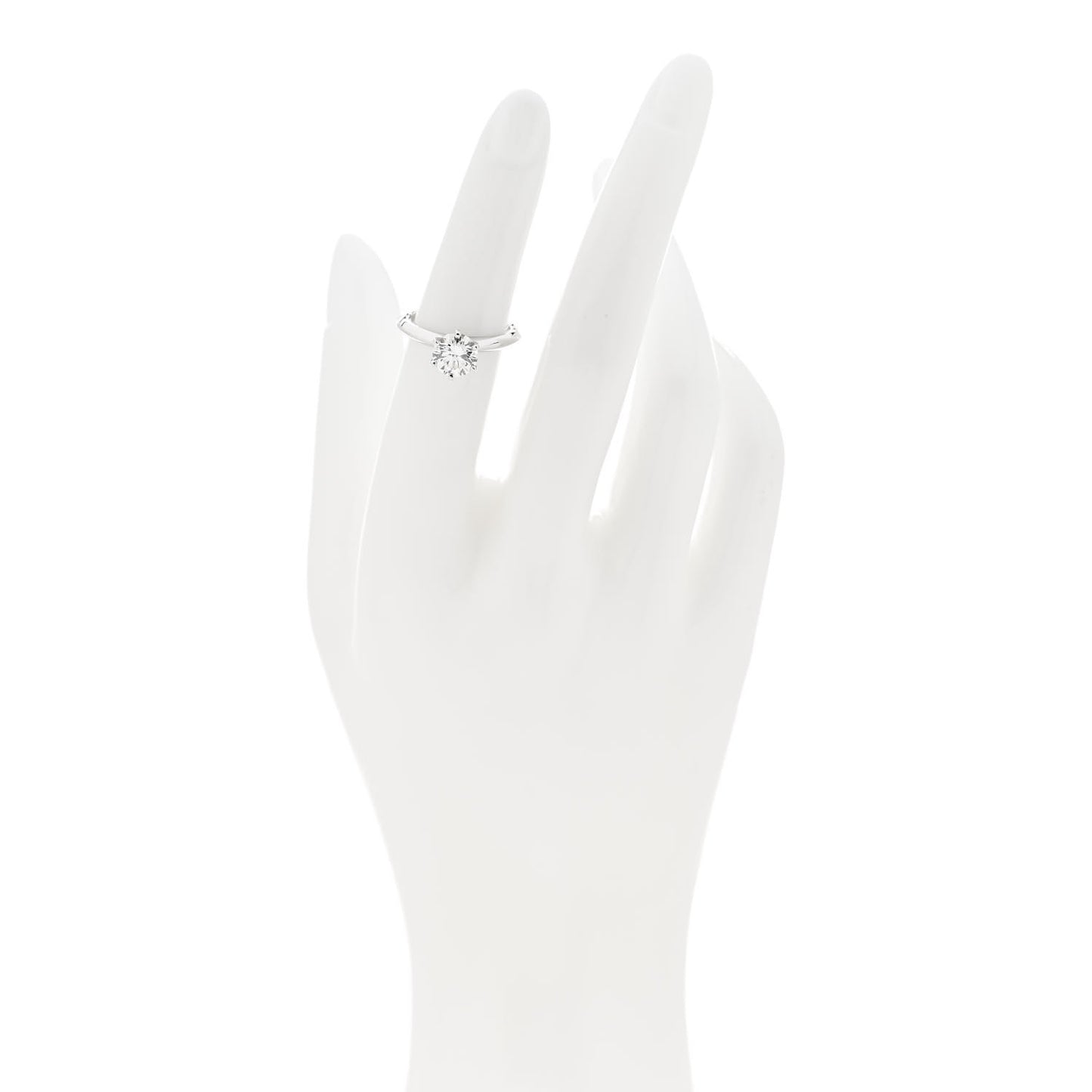 Platinum Diamond 1.26ct Solitaire Engagement Ring 49 4.75