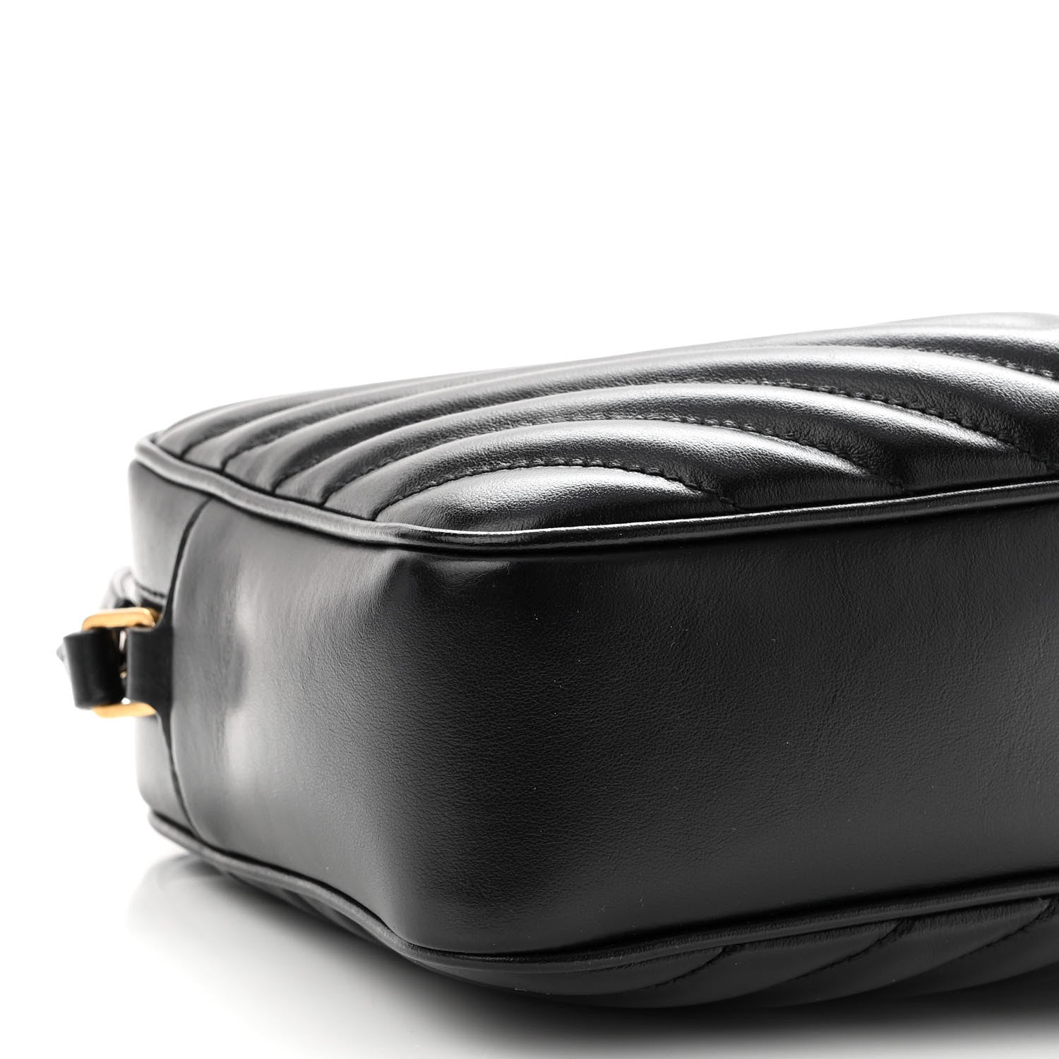 Saint Laurent Calfskin Matelasse Monogram Lou Camera Bag Black 7 of 8