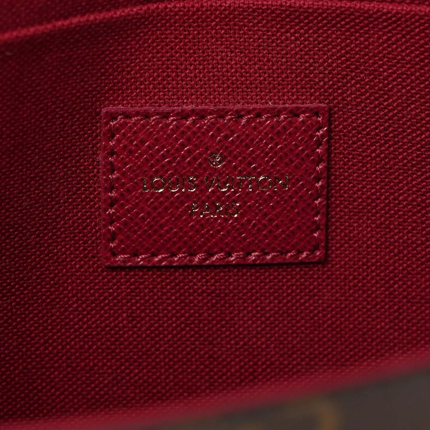 Louis Vuitton Monogram Pochette Felicie Chain Wallet Fuchsia 6 of 6