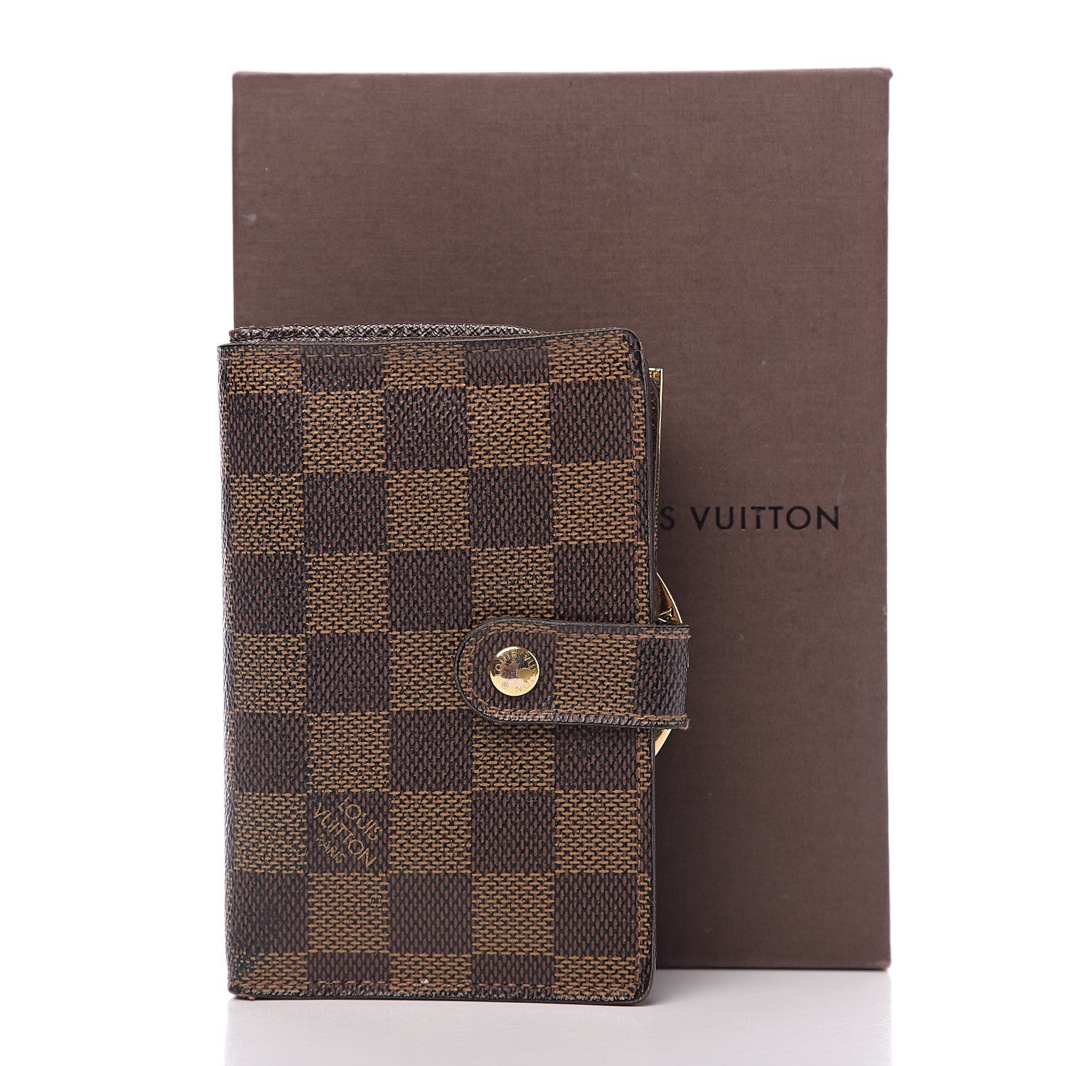 Louis Vuitton Damier Ebene French Purse Wallet 7 of 7